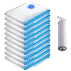 Kit 10 Sacos a Vácuo Pequenos 50x60cm + Bomba De Ar Yikasa