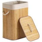 Cesto De Roupas De Bambu 70 Litros Yikasa