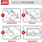 Kit 5 Sacos a Vácuo Pequenos 50x60cm + Bomba De Ar Yikasa