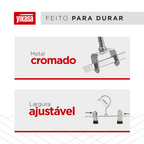 Kit 10 Cabides Cromados Para Calças Yikasa