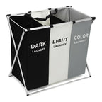 Cesto Organizador de Lavanderia Clean Triplo Yikasa