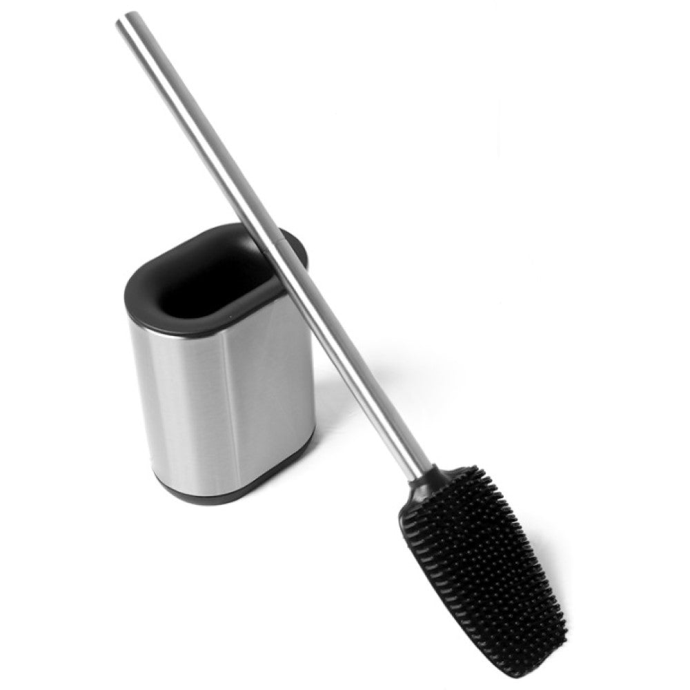 Escova Sanitária Com Suporte Inox Home Yikasa