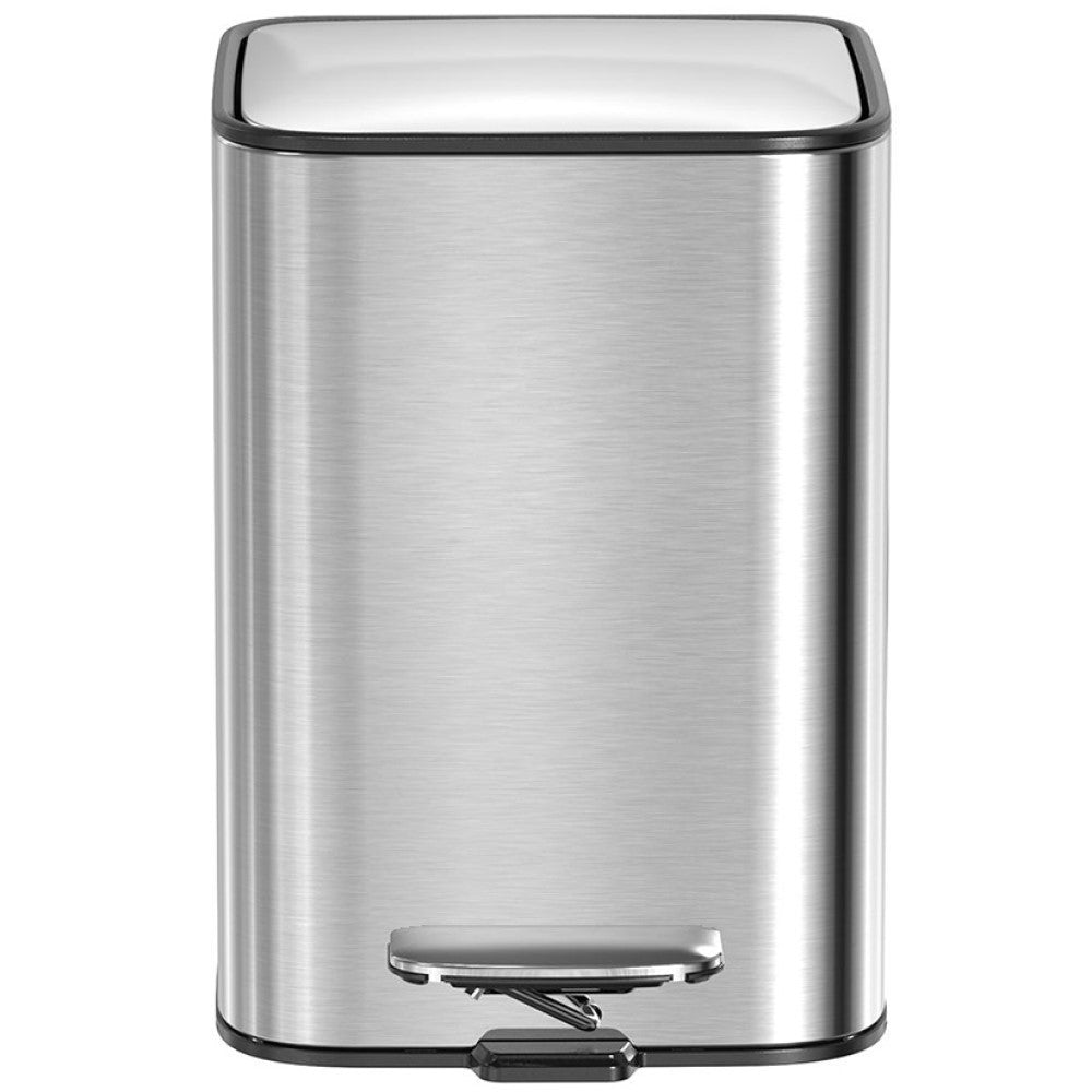 Lixeira com Pedal 3 Litros Inox Home Yikasa