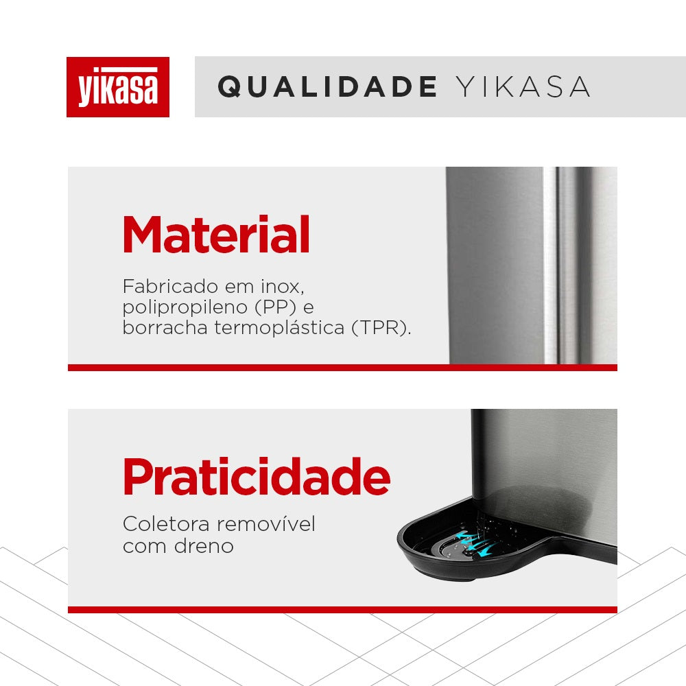 Organizador de Pia Com Dispenser de Sabão Inox Home Yikasa