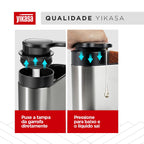 Organizador de Pia Com Dispenser de Sabão Inox Home Yikasa