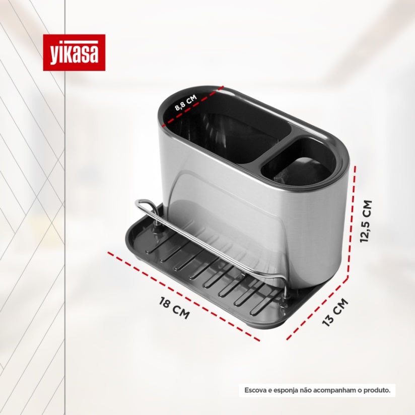Organizador para Pia de Cozinha Inox Home Yikasa