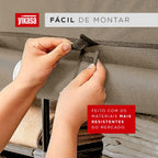 Guarda Roupas Desmontável Com 8 Divisores Bege Yikasa