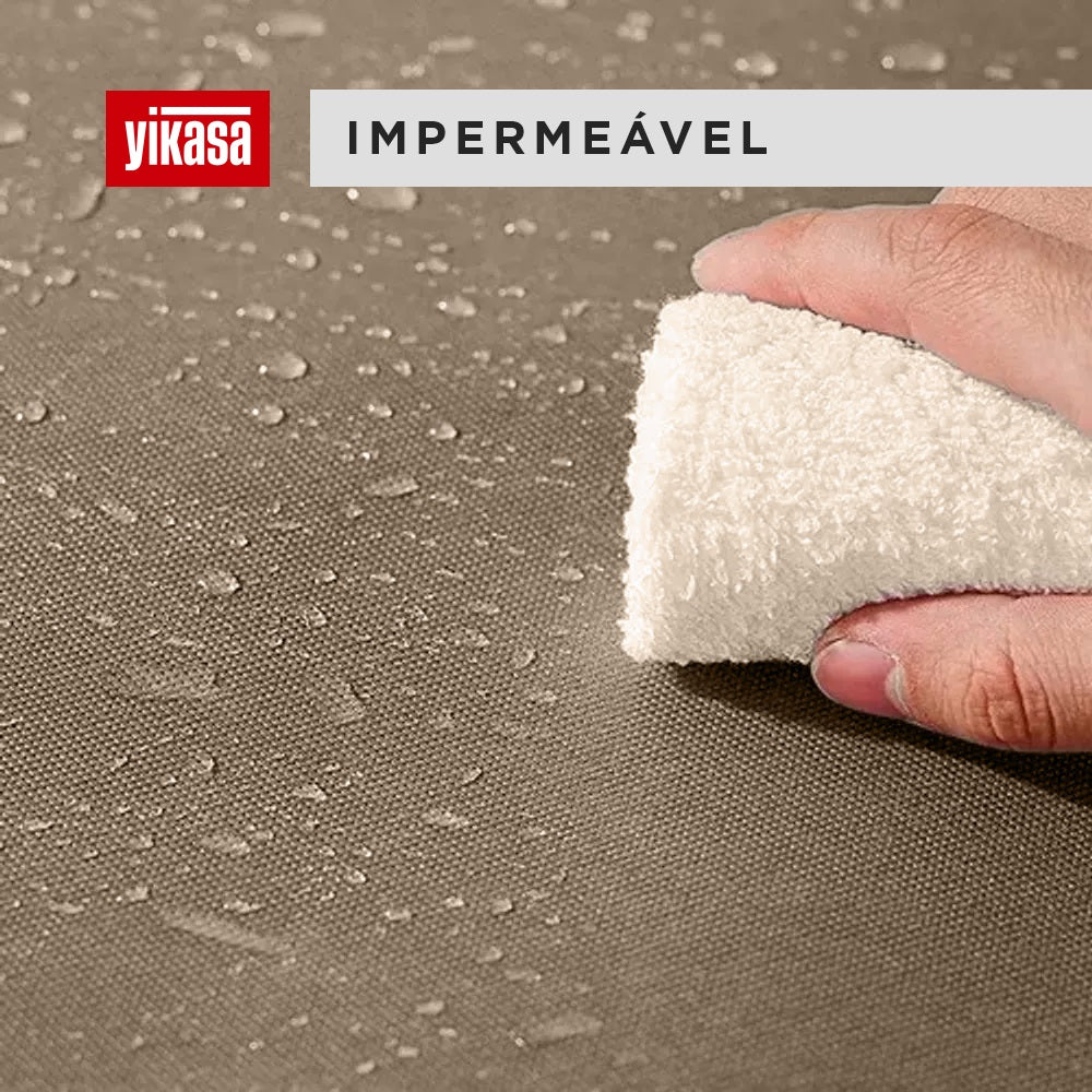 Guarda Roupas Desmontável Com 8 Divisores Bege Yikasa