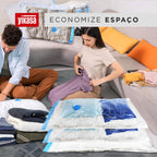 Kit 10 Sacos a Vácuo Pequeno Médio E Grande + Bomba De Ar Yikasa