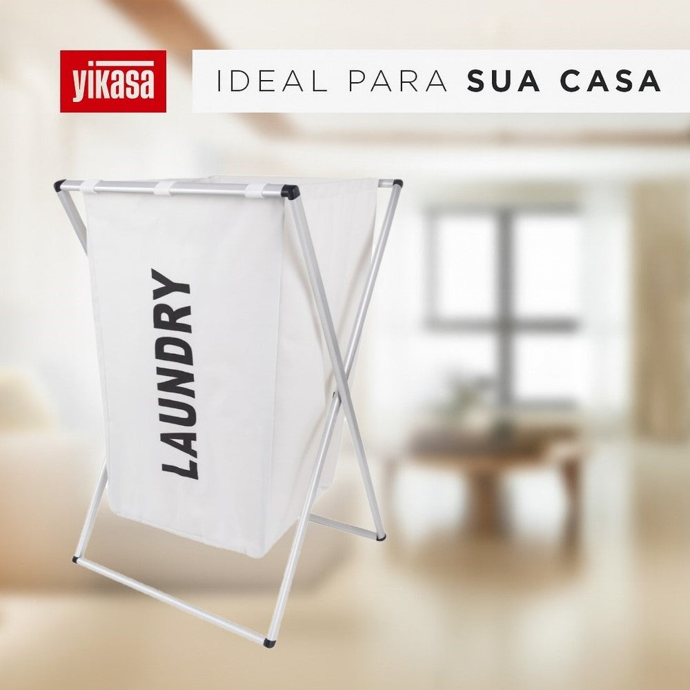 Cesto Organizador de Lavanderia Clean Simples Yikasa