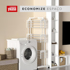 Varal De Chão Dobrável 3 Andares Branco Yikasa