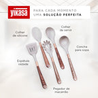 Jogo de Panelas Premium com Revestimento em Mármore Antiaderente 11 Peças Vanilla Yikasa