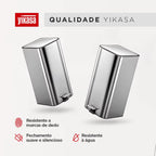 Lixeira com Pedal 30 Litros Inox Home Yikasa