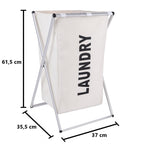 Cesto Organizador de Lavanderia Clean Simples Yikasa