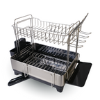 Escorredor de Louça Inox com Porta-Talheres e Bandeja Coletora Plus Yikasa