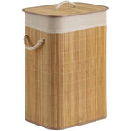 Cesto De Roupas De Bambu 70 Litros Yikasa