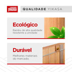 Cesto De Roupas Redondo De Bambu Yikasa