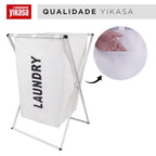 Cesto Organizador de Lavanderia Clean Simples Yikasa