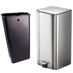 Lixeira com Pedal 30 Litros Inox Home Yikasa
