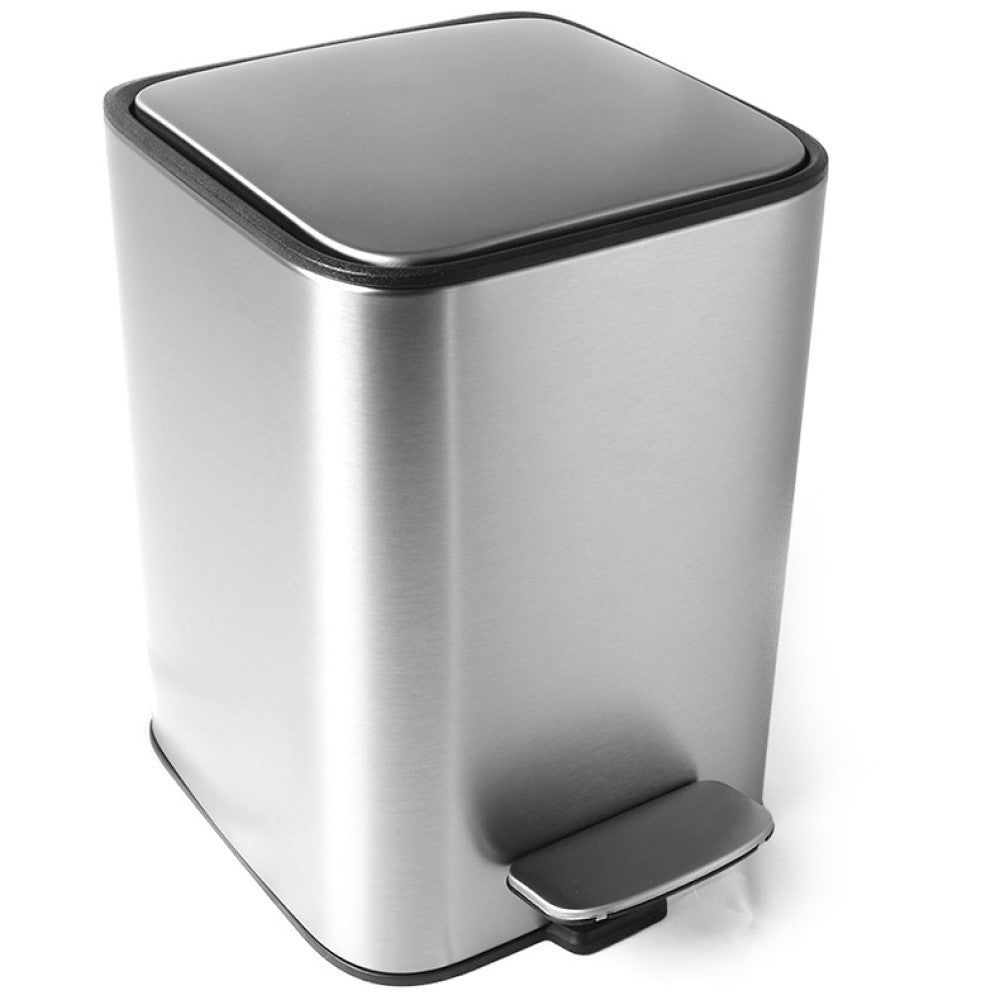 Lixeira com Pedal 3 Litros Inox Home Yikasa
