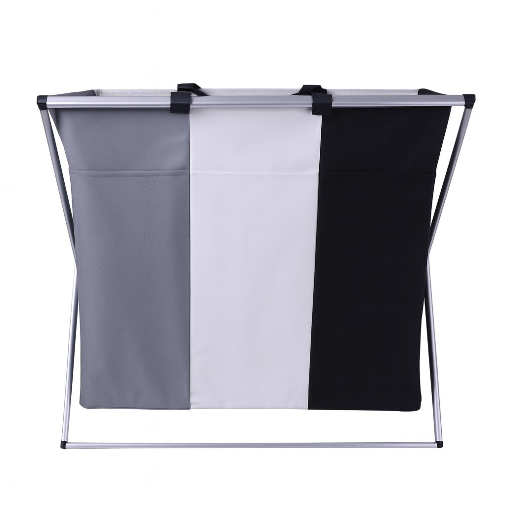 Cesto Organizador de Lavanderia Clean Triplo Yikasa