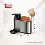 Organizador de Pia Com Dispenser de Sabão Inox Home Yikasa